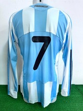 MAGLIA ARGENTINA LAVEZZI MATCH WORN INDOSSATA SHIRT JERSEY CAMISETA COA 2008