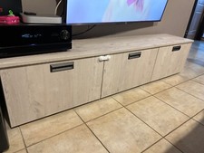Mobile per la sala ci credenza marca creo kitchens rovere chiaro finiture Nerio
