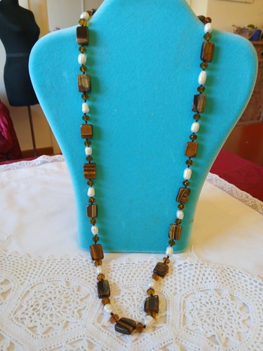 Collana occhio tigre e - collana, di