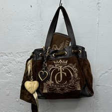 Borsa Vintage Y2K Marrone Velour Juicy Couture Daydreamer