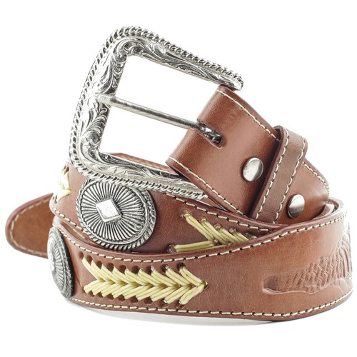 Cintura western pelle stile - western,