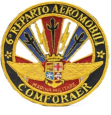 patch 6 reparto aeromobili marina militare aerei conforaer divisa uniforme volo