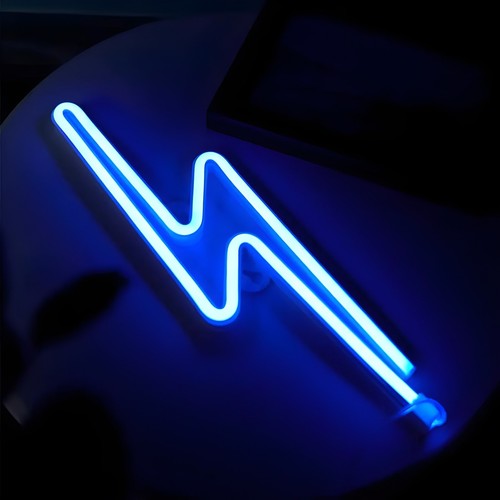 Lampo led neon blu insegna - neon,