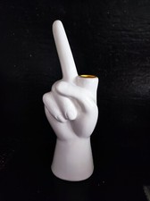 PORTA CANDELA PORTACANDELA 23 CM DITO INDICE V VITTORIA ARREDAMENTO IDEA REGALO