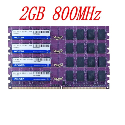 Adata 8gb 2gb ddr2 - 8gb, 4x