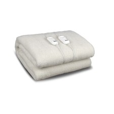 TERMOCOPERTA ZEPHIR ZTD212P 2 PIAZZE LANA SINTETICA REGOLABILE 2 LIVELLI BIANCO