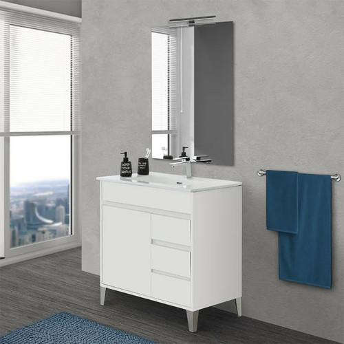 Mobile bagno terra 80 cm - terra,