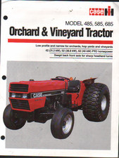 Scheda brochure trattori