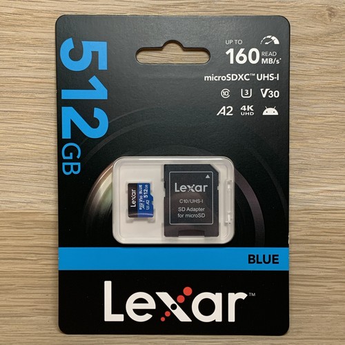 Scheda micro lexar 512gb - sd,