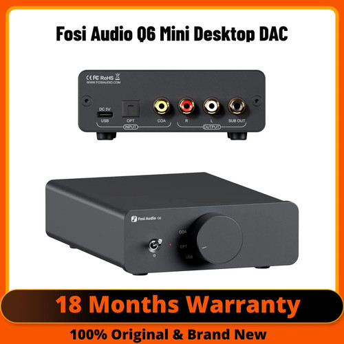 Fosi audio mini desktop dac - q6,