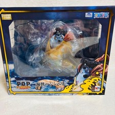 Modellino One Piece P.O.P SA-Maximum Kaikyo Jinbe mai aperto raro da collezione