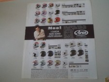 advertising Pubblicità 1996 CASCO HELMET ARAI RX-7XX/QUANTUM-E/NR-2/FV/V-CROSS