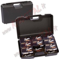 CUSTODIA PORTA CARTUCCE NEGRINI VALIGIA ACCESSORI ARMI ed ARIA COMPRESSA COLPI