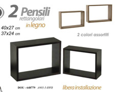 2 Mensole da Parete PENSILE