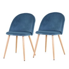 Set di 2 Retro Sedia imbottita