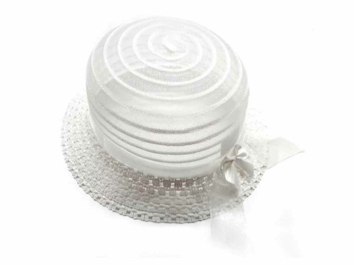 Cappello bianco falda - cappello,