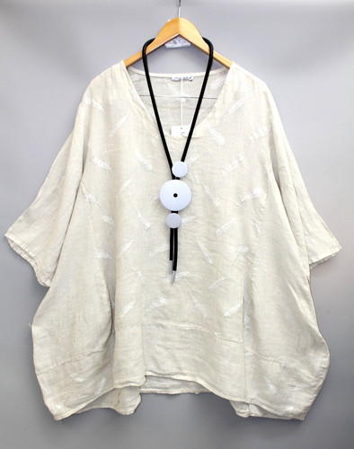 Camicia tunica lino moonshine - tunica,
