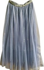 Gonna longuette in tulle e