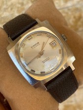OROLOGIO VINTAGE DIANTUS 17 JEWELS AUTOMATICO DATA SWISS MADE UOMO 36MM...