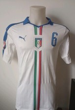 Italia match worn shirt - match,