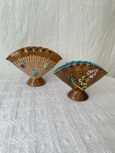 Basket fan vases vintage - fan,