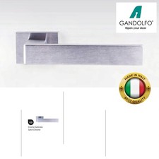 Coppia maniglie maniglia per porte interne modello VENARIA, design squadrato