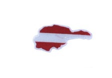 Patch toppe toppa ricamate termoadesiva bandiera austria