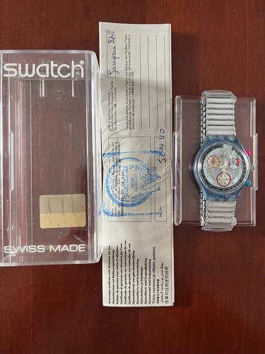 Swatch chrono power steel - chrono,