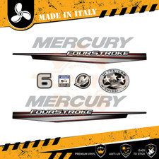 Decalcomania Adesivi Motore Fuoribordo Mercury 6 cv Four Stroke ver A