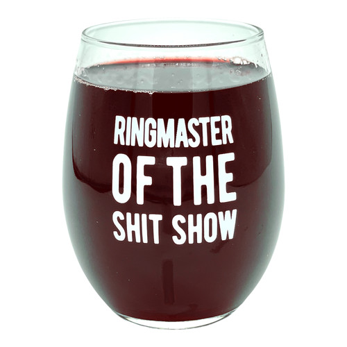 Bicchiere vino ring master - ring,