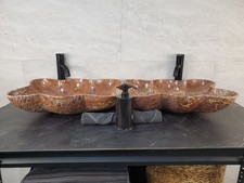 Set lavandino vaso pietra