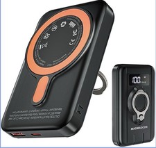 Power Bank Magnetico 12000 Mah 22,5 W Ricarica Rapida Power Bank Wireless Portat