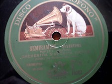 78 giri "ORCH. SINFONICA