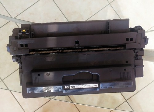 Toner originale vuoto 70a nero - toner,