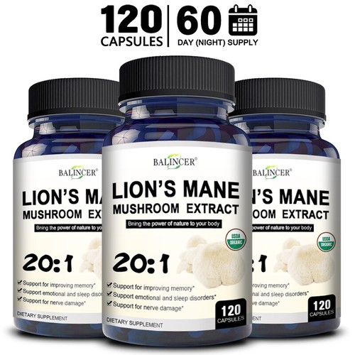 Organic lion mane mushroo - organic, lion's