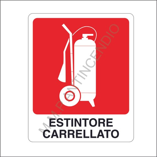 Cartello segnaletico estintore - cartello,