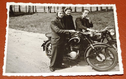 Vecchia foto privata moto - vecchia,