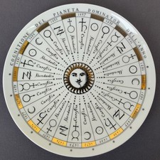 Piatto da parete Piero Fornasetti da collezione tema astronomico n. Serie 9 Astronomia