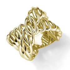 Anello Largo Da Donna In Oro