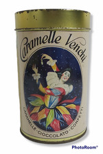 63668 Scatola di latta vintage - "S. Venchi & C." Confetti Cioccolato Caramelle