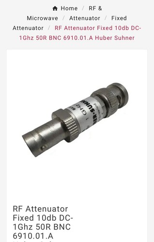 Attenuatore fino a 1 - attenuatore, 10
