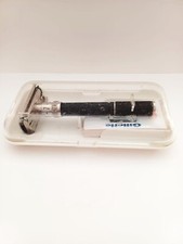 RASOIO GILLETTE Vintage adjustable BLACK W3. buon stato e funzionante in tutto
