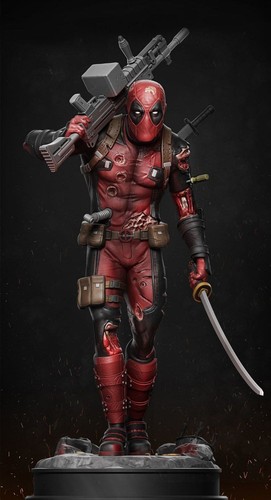 Deadpool marvel figure - -, in