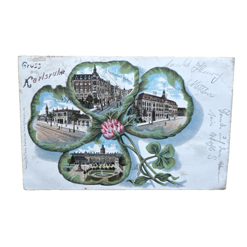 Cartolina postale karlsruhe - cartolina,