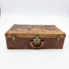 Antica valigia rigida Louis Vuitton treno e baule rara vintage