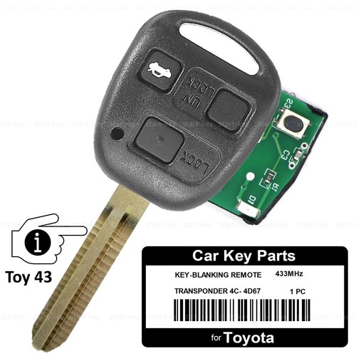Chiave radio per toyota - chiave,
