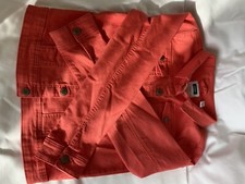 OKAIDI Giacca jeans elasticizzato bambina Tg 12 Anni 152 Cm Colore coralo
