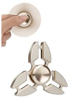 Fidget Spinner in Metallo Antistress Bambini Adulti Cuscinetto Veloce 2-4min