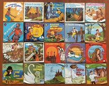 LOTTO 20 Dischi 45 Giri BENTLER ELDORADO Fiabe Sonore per Bambini RARO 