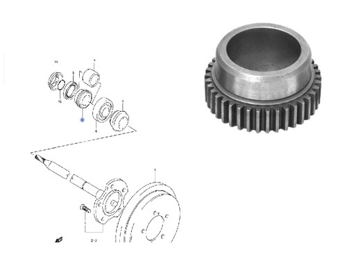 Ingranaggio abs asse - abs,